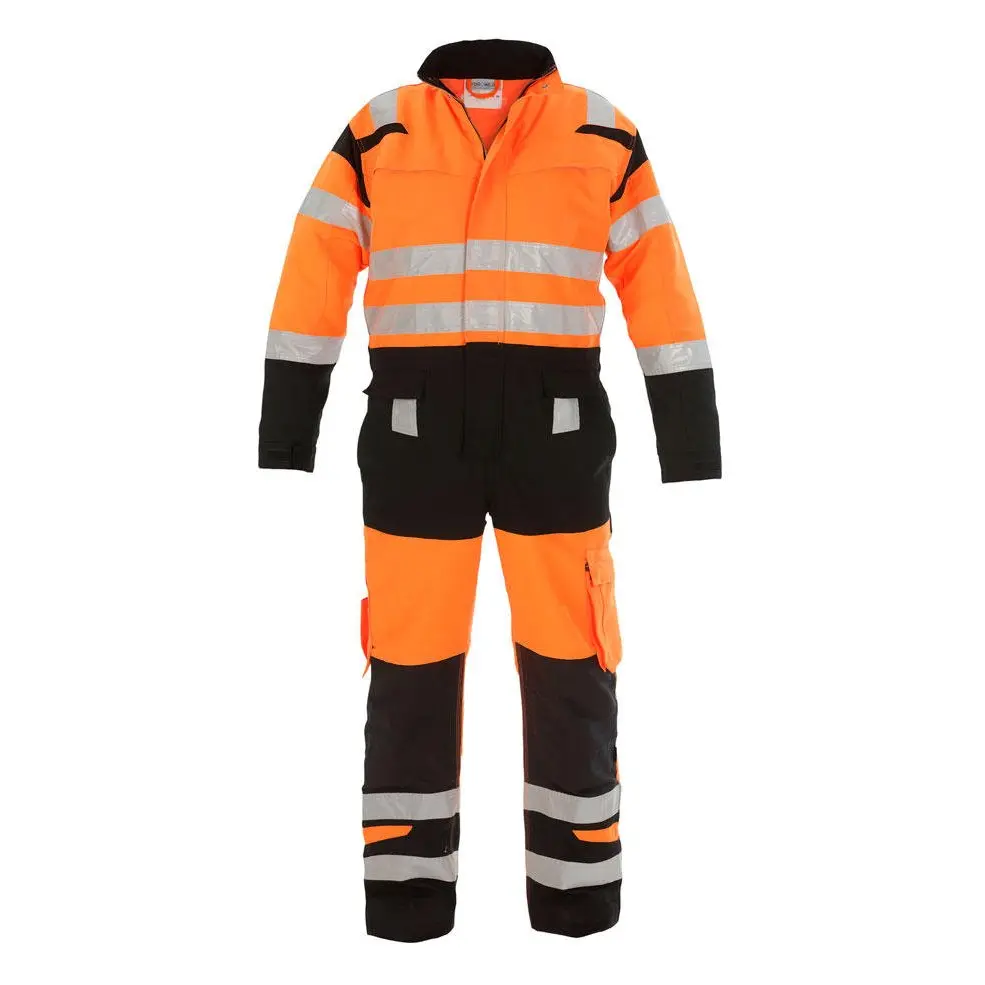 Hydrowear Hove High Visibility Two Tone Coverall Orange / Black 44