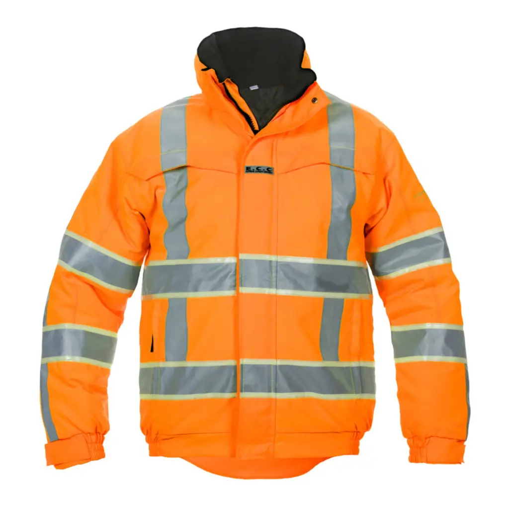 Hydrowear India High Visibility Glow In dark Pilot Jacket Orange 4XL