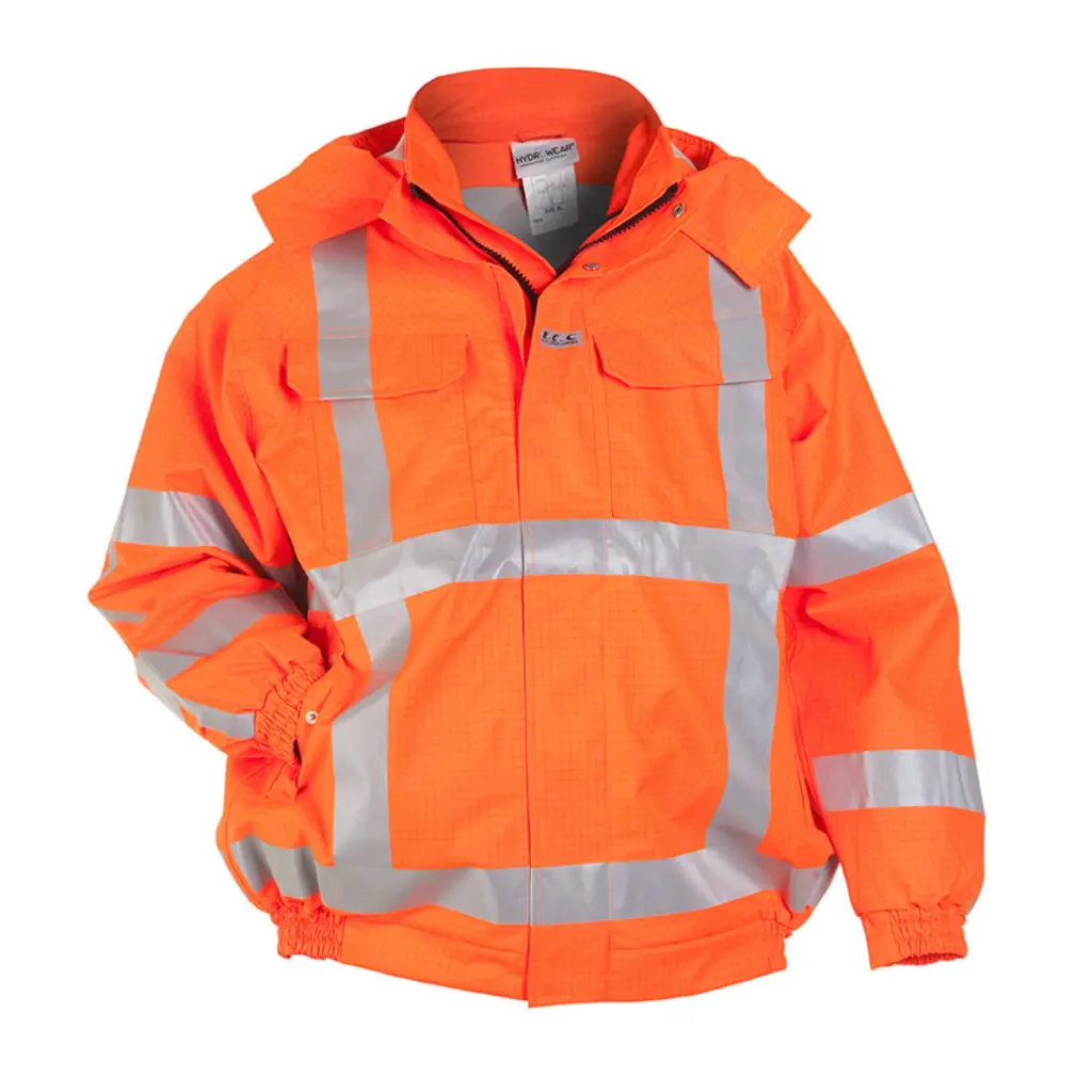 Hydrowear Moers Multi Simply No Sweat Flame Retardant Anti-Static High Visibility Waterproof Pilot Jacket Orange L