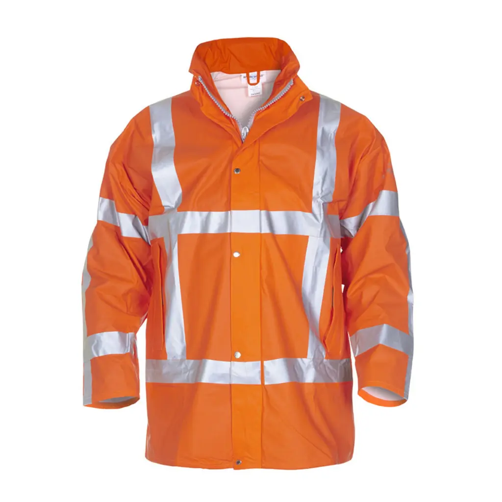 Hydrowear Neer Multi Hydrosoft Flame Retardant Anti-Static High Visibility Waterproof Parka Orange M