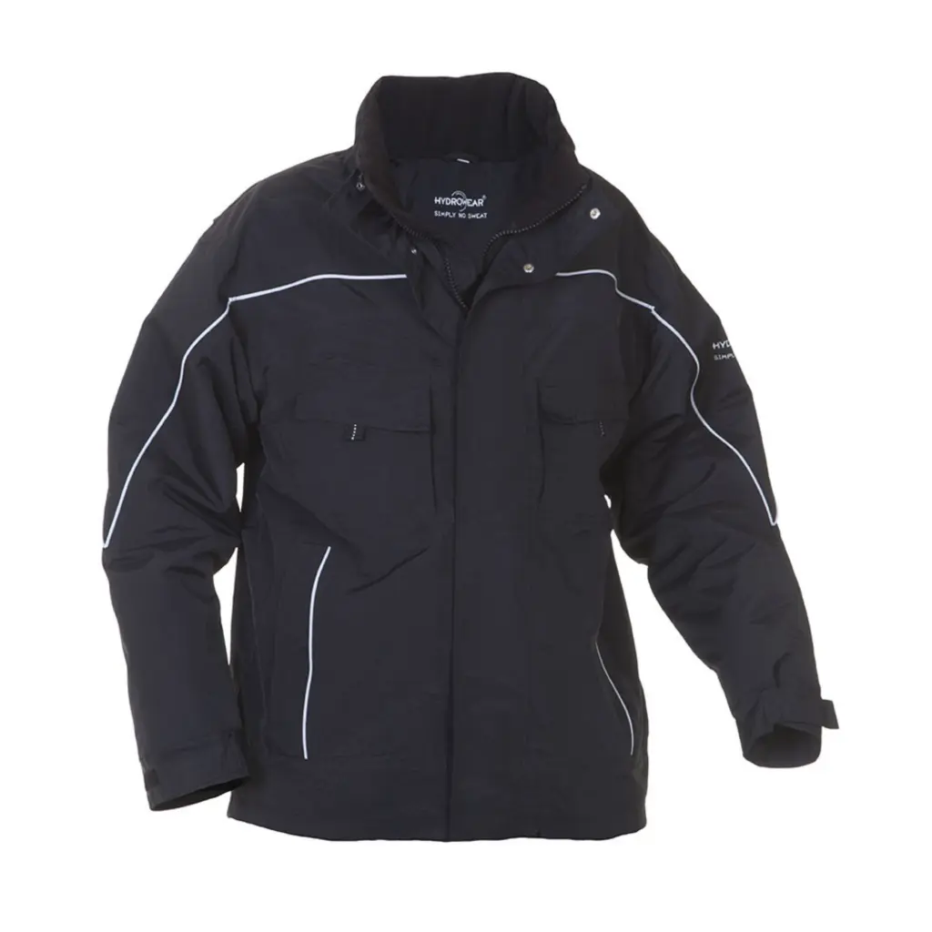 Hydrowear Rimini Simply No Sweat Waterproof Fixed Lining Pilot Jacket Black S