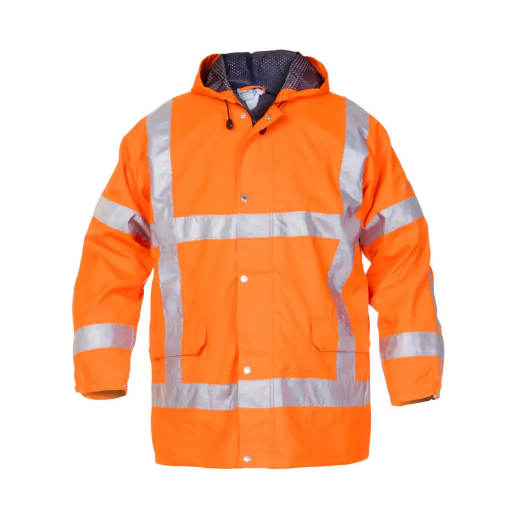 Hydrowear Uitdam Simply No Sweat High Visibility Waterproof Jacket Orange 2XL