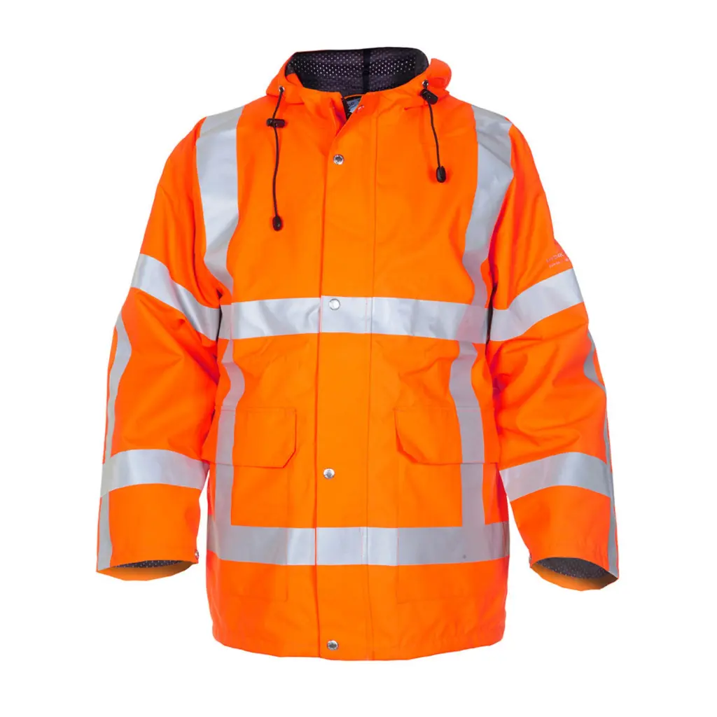 Hydrowear Uithoorn Simply No Sweat High Visibility Waterproof Parka Orange M