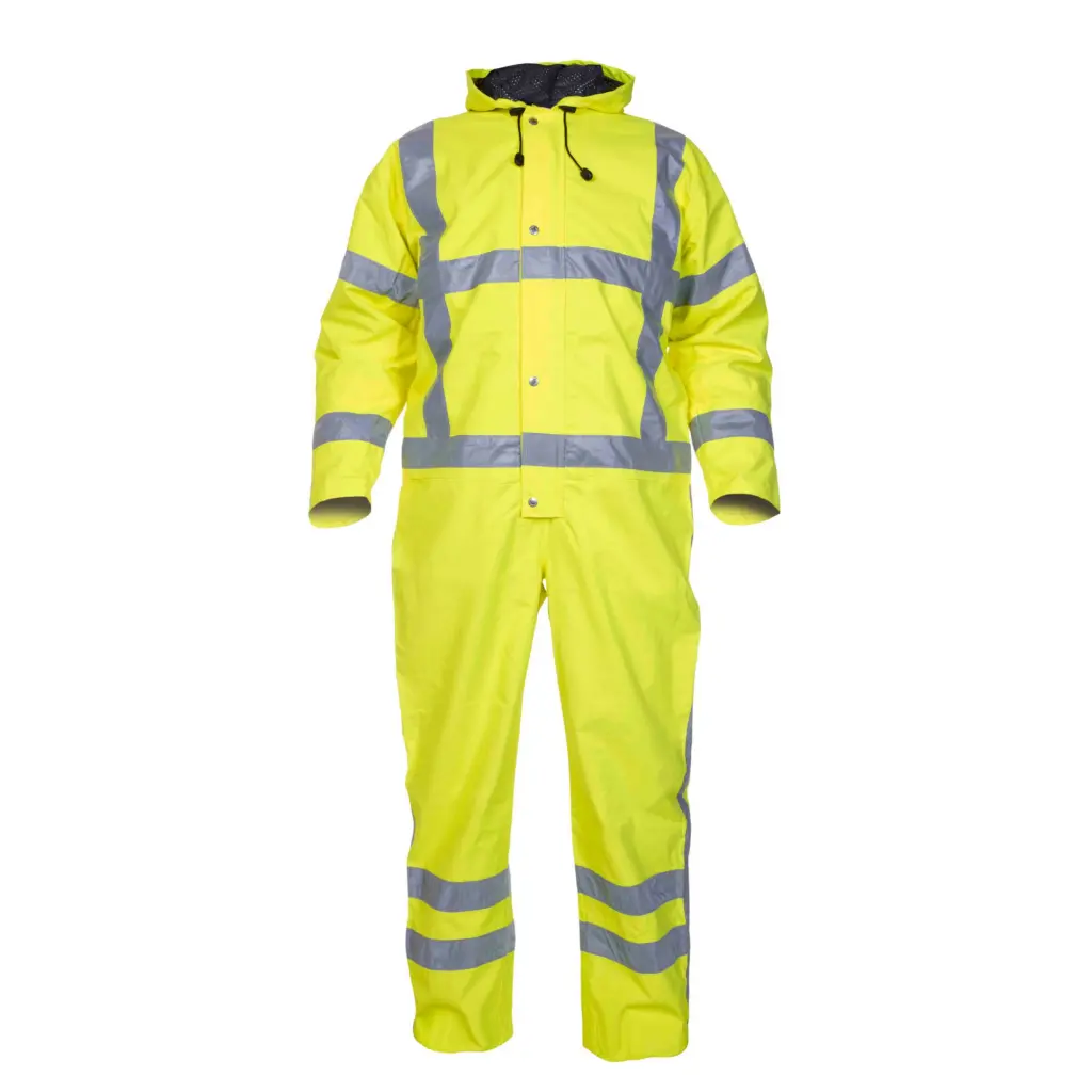 Hydrowear Ureterp Simply No Sweat High Visibility Waterproof Coverall Saturn Yellow L