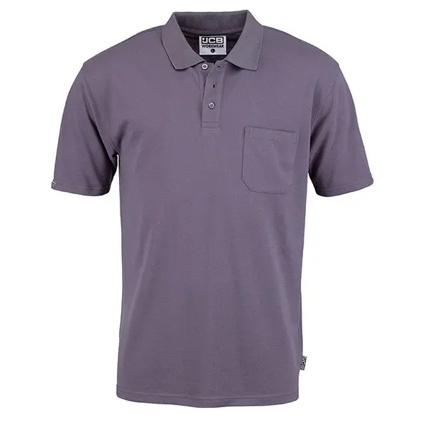 JCB Essential Grey Polo Shirt M