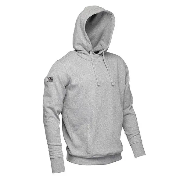 JCB Essential Hoodie Grey Marl M