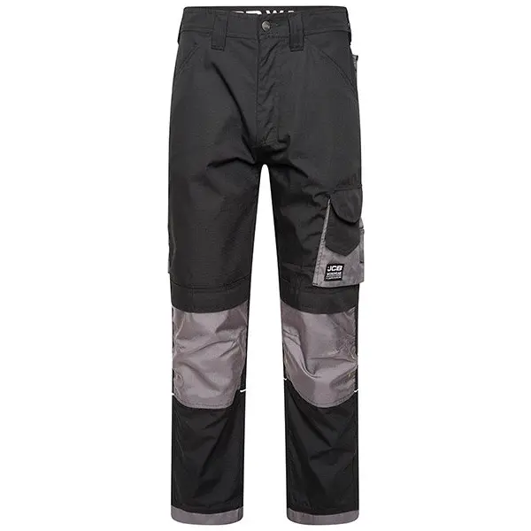 JCB Trade Black/Grey Rip Stop Trouser 44