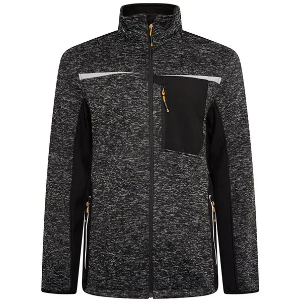 JCB Trade Essington II Full Zip Grey Knitted Jumper S
