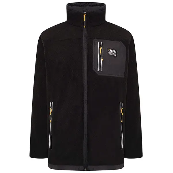 JCB Trade Fleece Full Zip Black M
