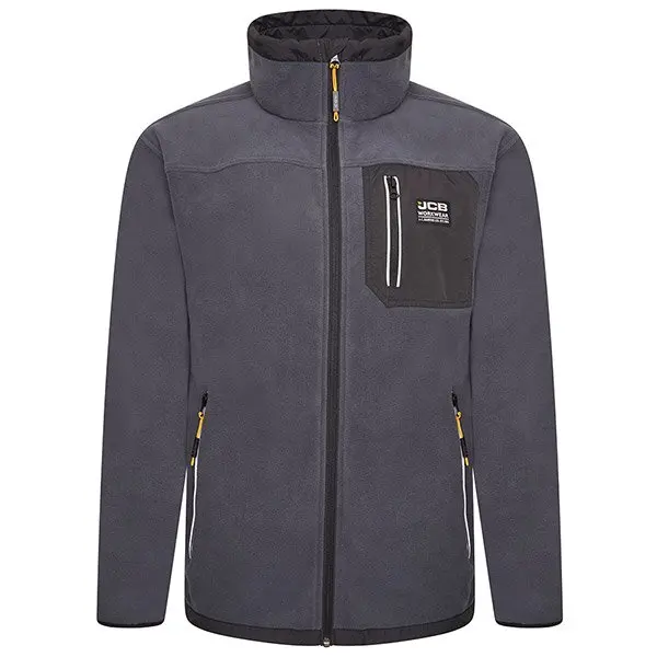 JCB Trade Fleece Full Zip Steel Blue S