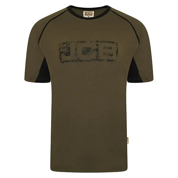 JCB Trade Tshirt Olive/Black L