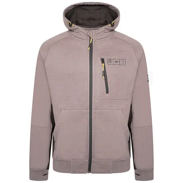 JCB Trade Zip Thru Hoodie Grey L