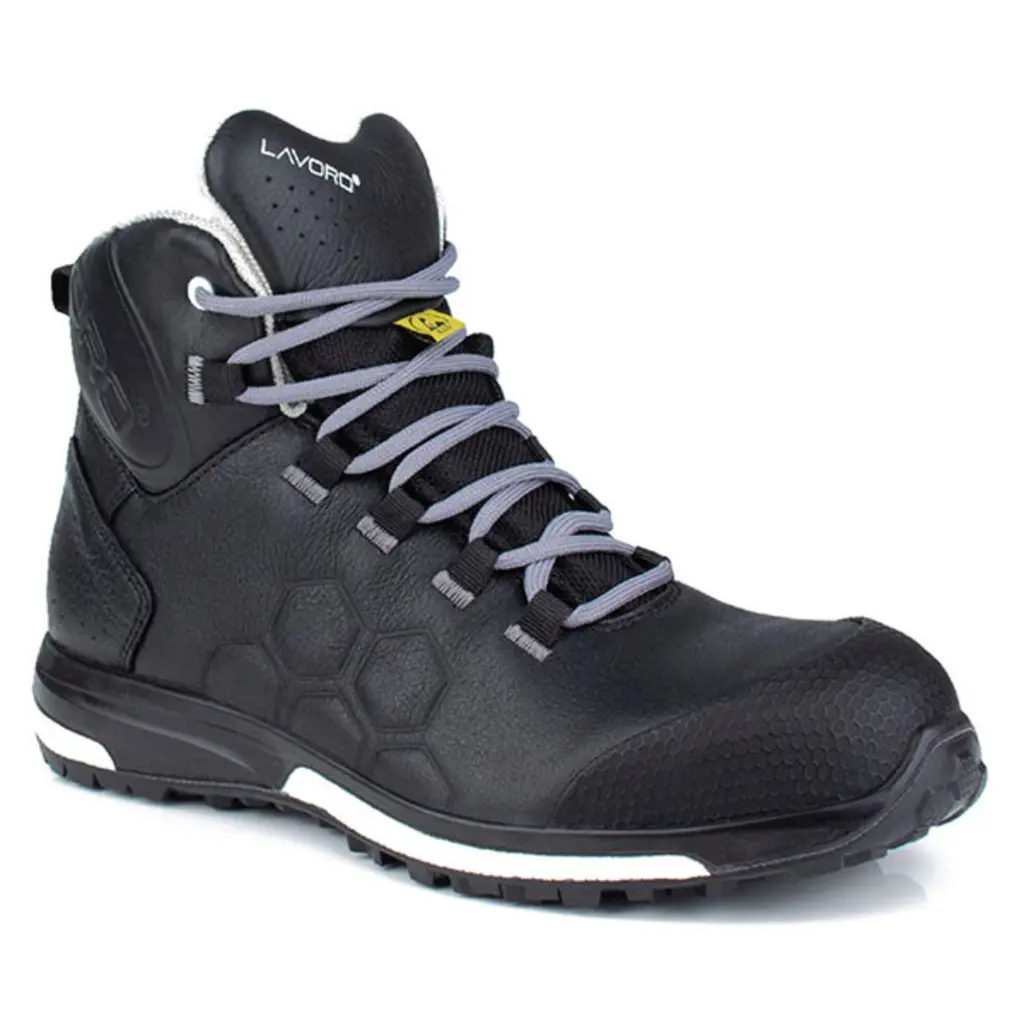 Lavoro Kenobi Metal Free Esd Boot Black Black 13