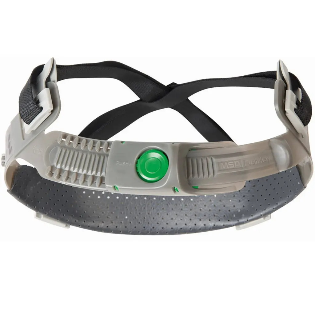 MSA Push-Key Suspension With Sewn In PVC Sweatband  (Box of 20)