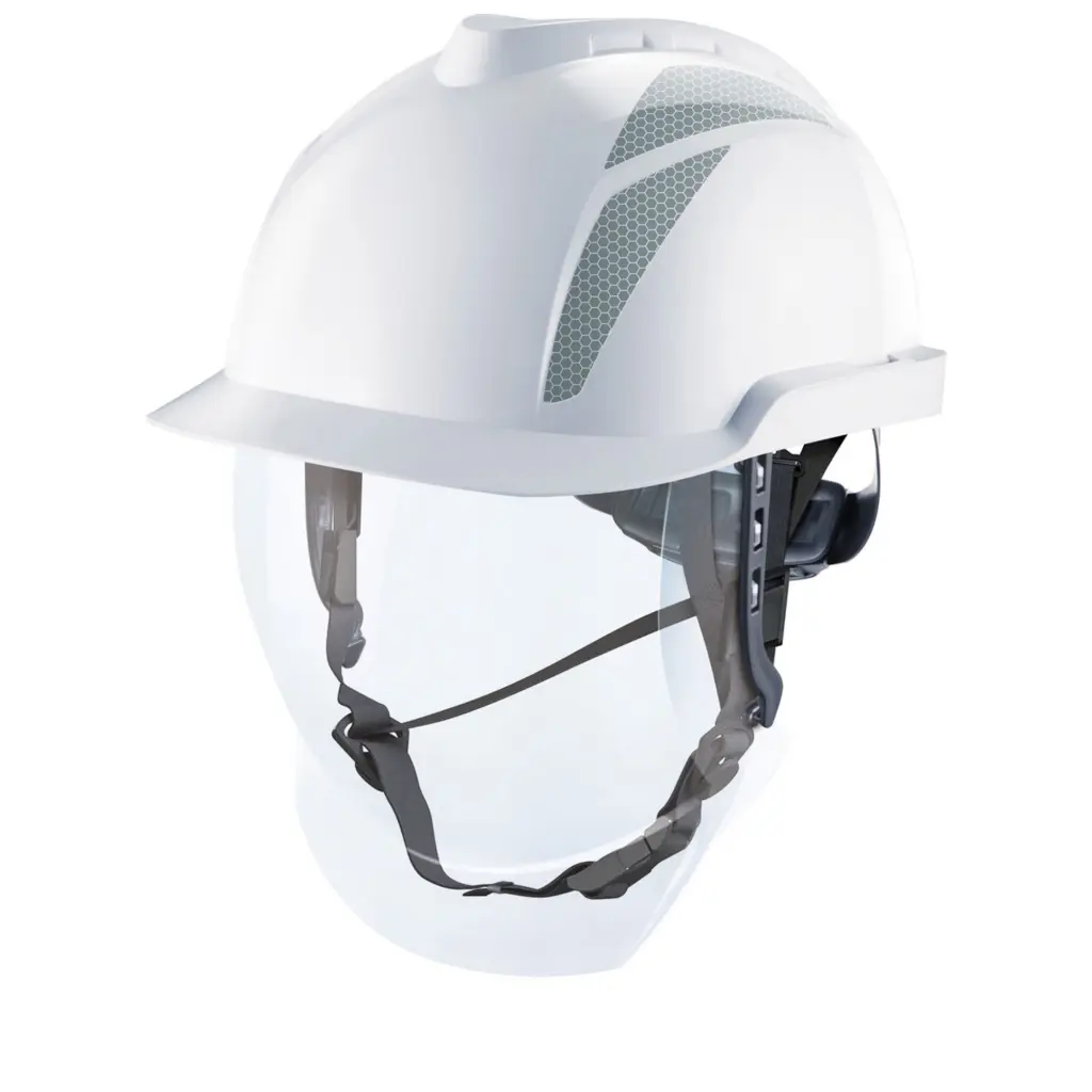 MSA V-Gard 950 Electrician Helmet White Set White / Grey 