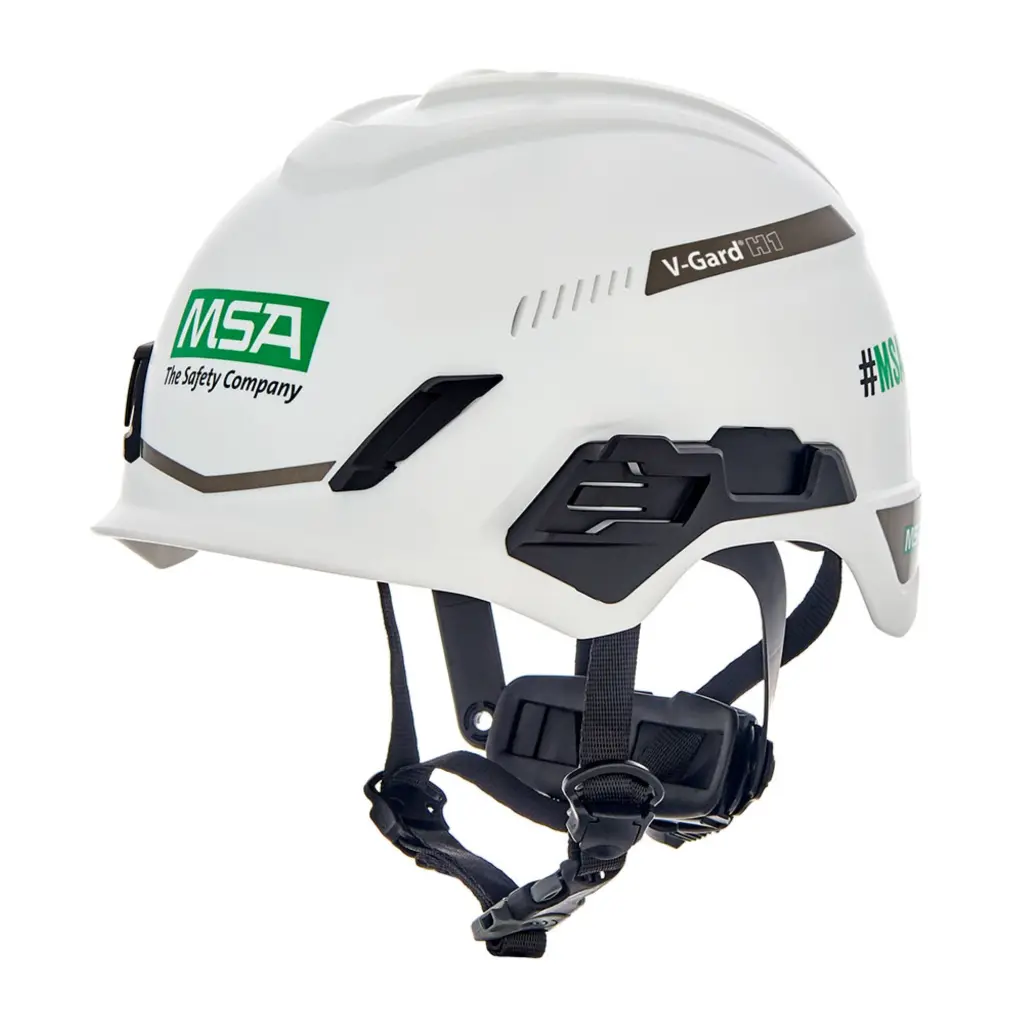 MSA V-Gard H1 Tri-Vented Helmet White 