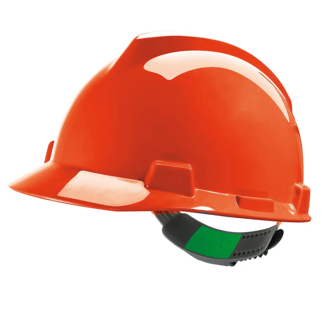 MSA V-Gard Safety Helmet Orange 