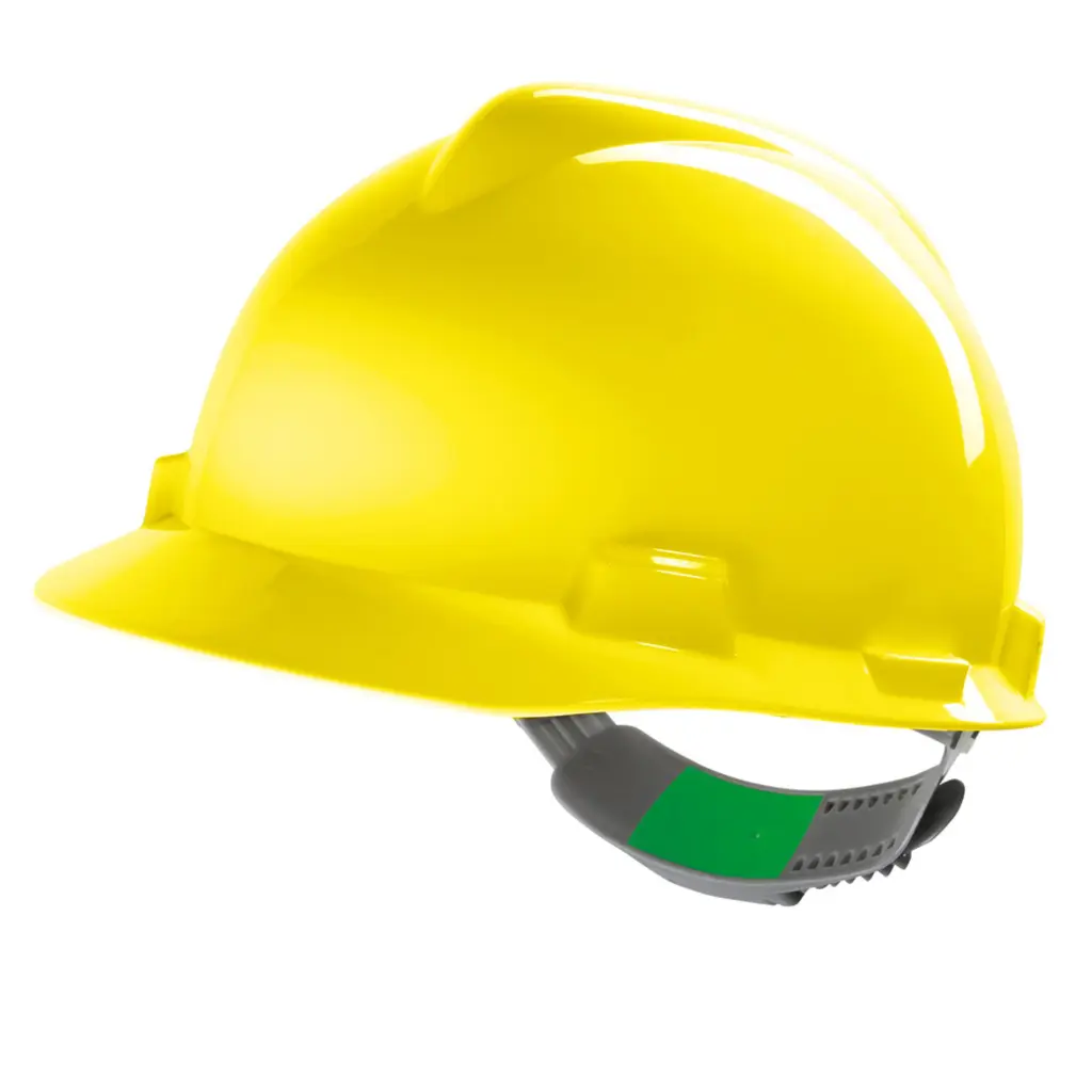 MSA V-Gard Safety Helmet Yellow 