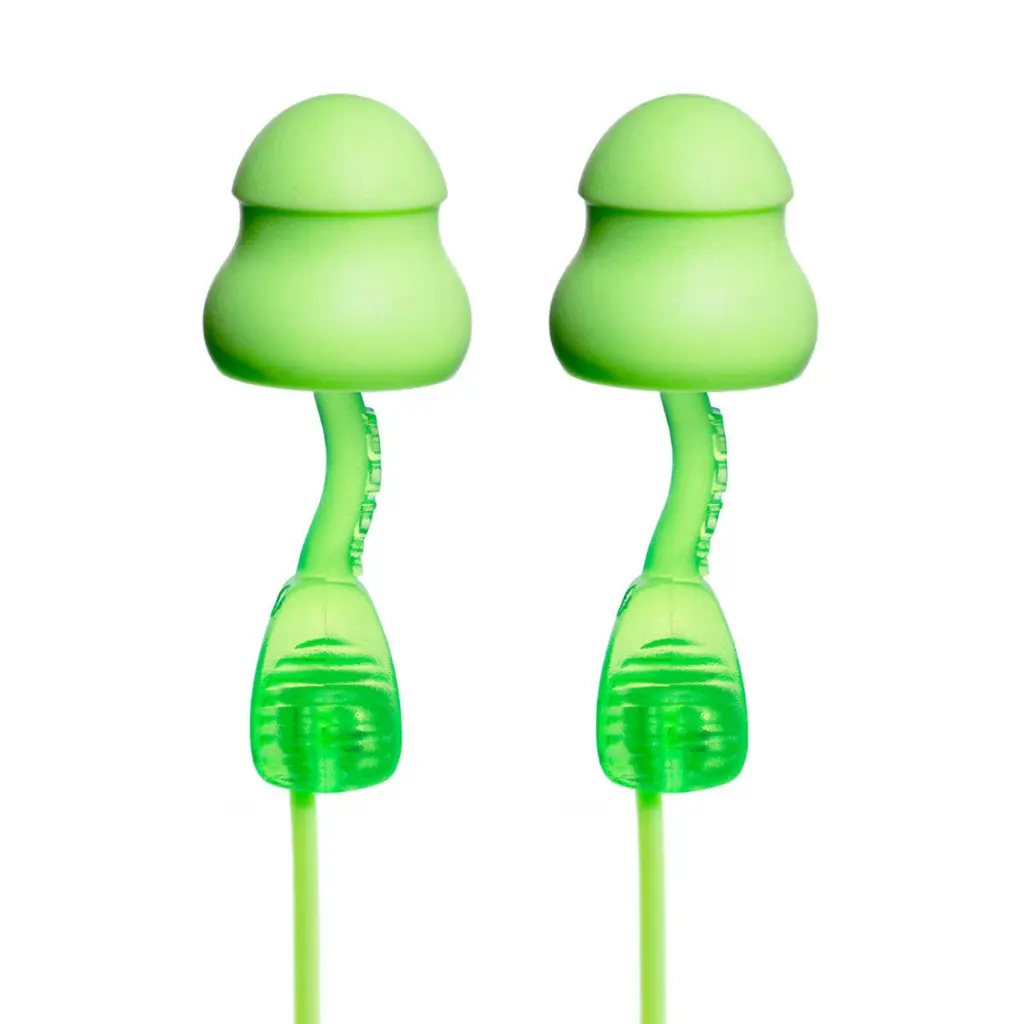 Moldex 6441 Twisters Corded Earplugs Foam Pod Green (Box of 80)