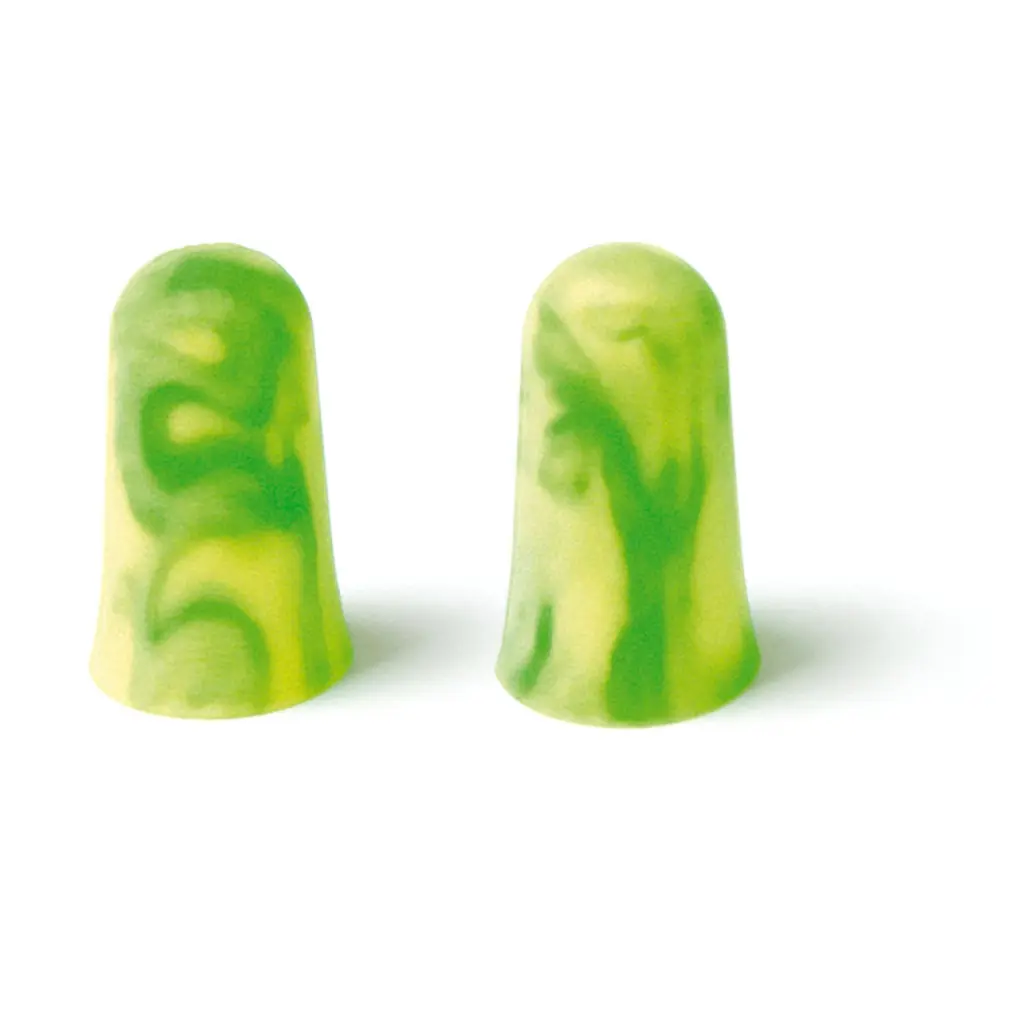 Moldex 7700 Purafit Uncorded Earplugs Pu Foam Green / Yellow (Box of 200)