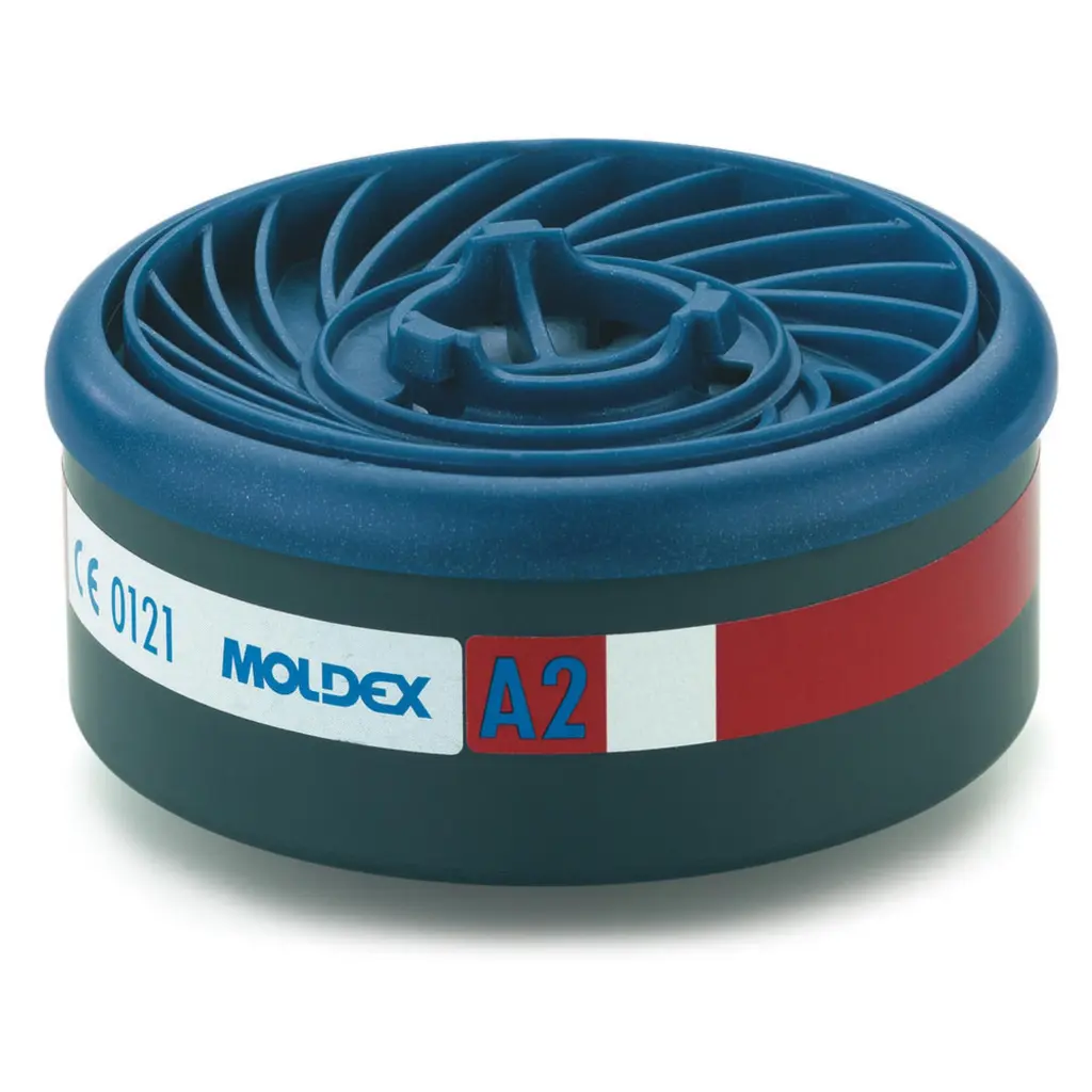 Moldex A2 7000 / 9000 Particulate Filter Easylock System Blue M9200 (Box of 8)