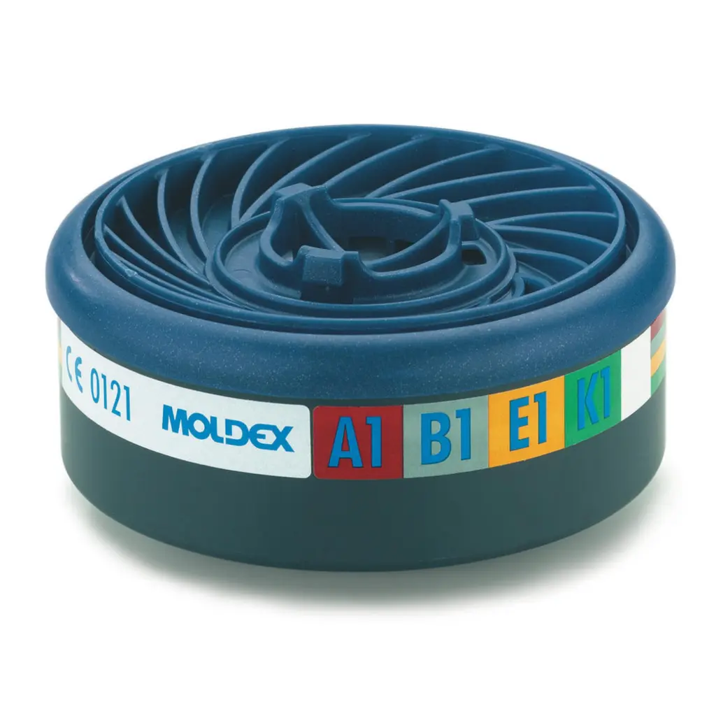 Moldex Abek1 7000 / 9000 Particulate Filter Easylock System Blue M9400 (Box of 10)