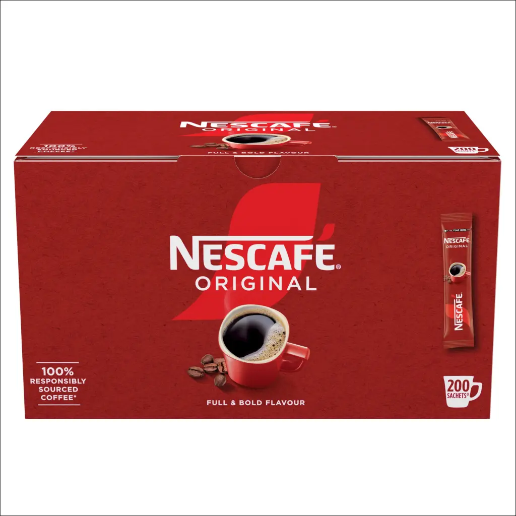 Nescafe Original Coffee Stick Packs 200's (1)