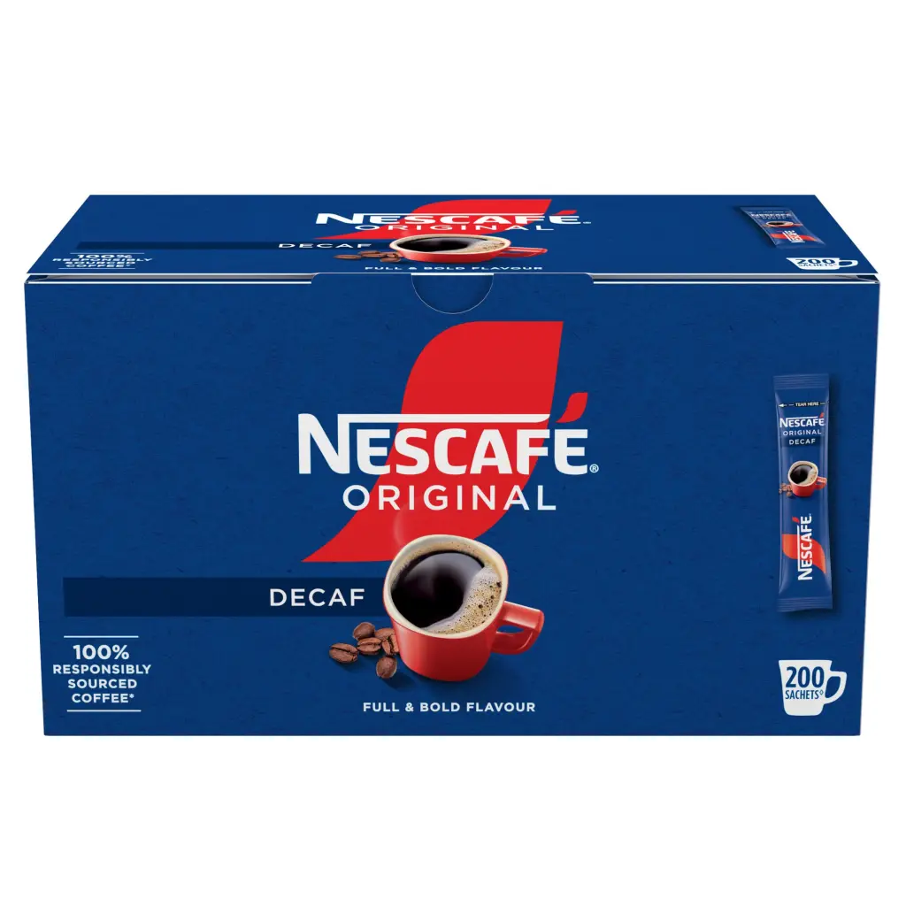 Nescafe Original Decaf. Coffee Stick Packs 200's (1)