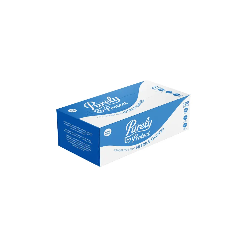 Nitrile Powder Free Gloves (Blue) Pk of 100 Extra Large