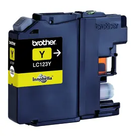 OEM Brother LC123Y Ink Cartridge Yellow 600 Pages 5.9ml