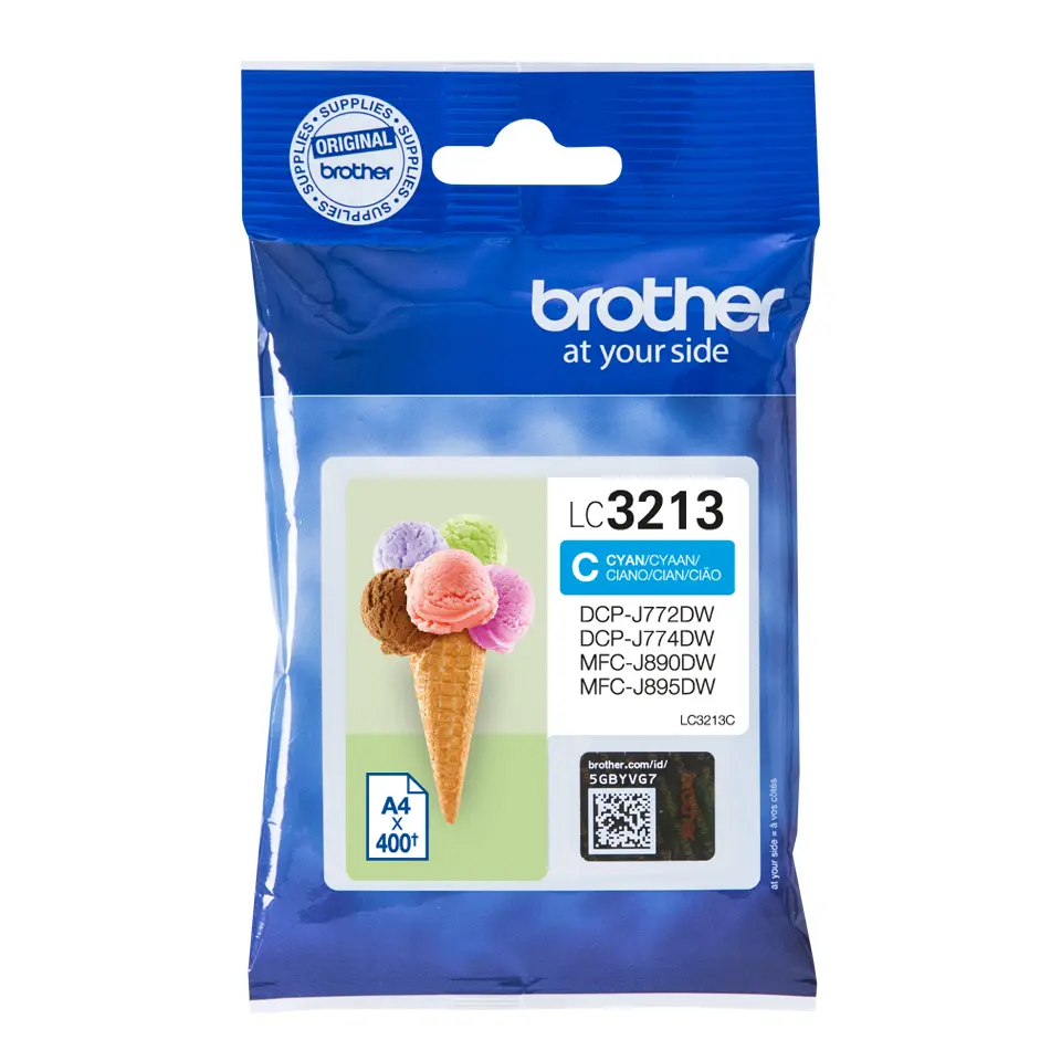OEM Brother LC3213C Ink Cartridge Cyan 400 Pages