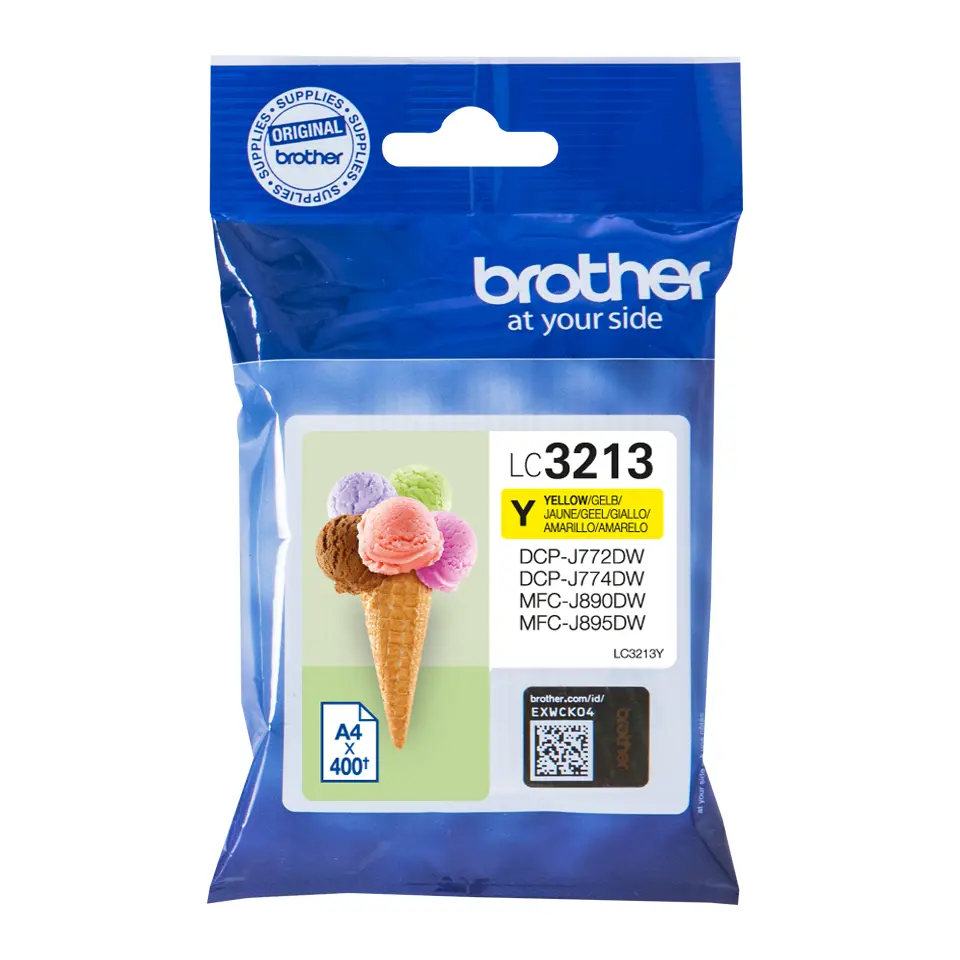 OEM Brother LC3213Y Ink Cartridge Yellow 400 Pages