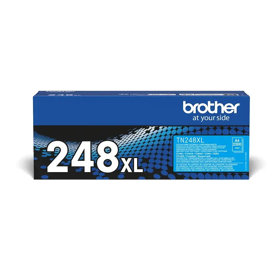 OEM Brother TN248XLC Cyan Original High Capacity Toner Cartridge