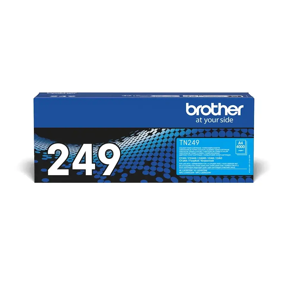 OEM Brother TN249C Extra High Capacity Cyan Toner Cartridge - 4000 pages
