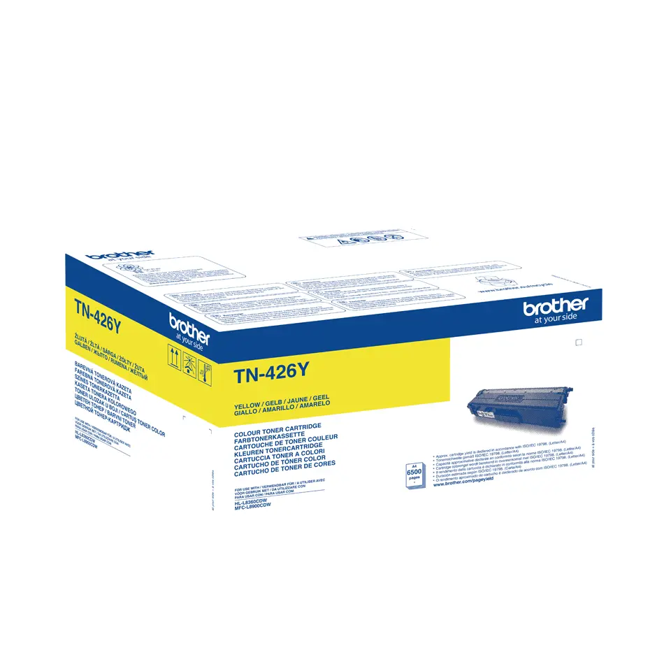 OEM Brother TN426Y Extra Hi Yld Yellow 6500 Pages Original Toner