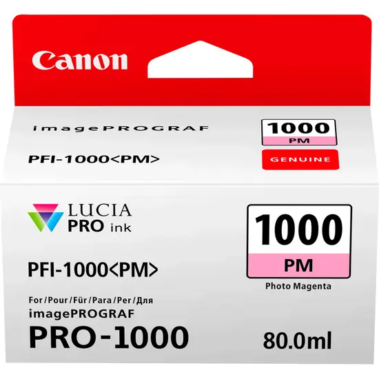 OEM Canon 0551C001 PFI-1000PM ink cart PHOTO MAGENTA