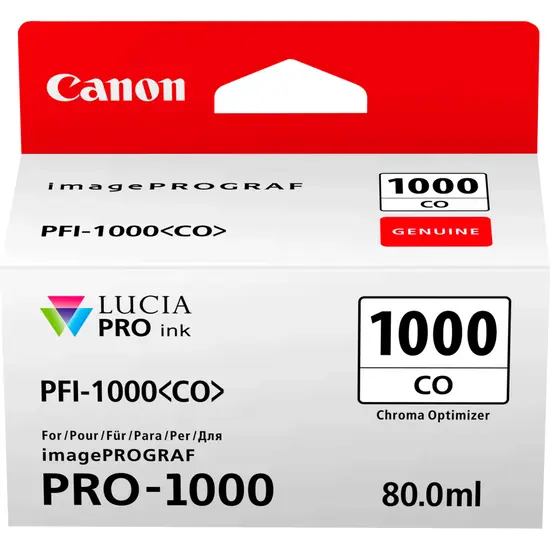 OEM Canon 0556C001 PFI-1000CO ink cart CHROMA OPTIMIZER