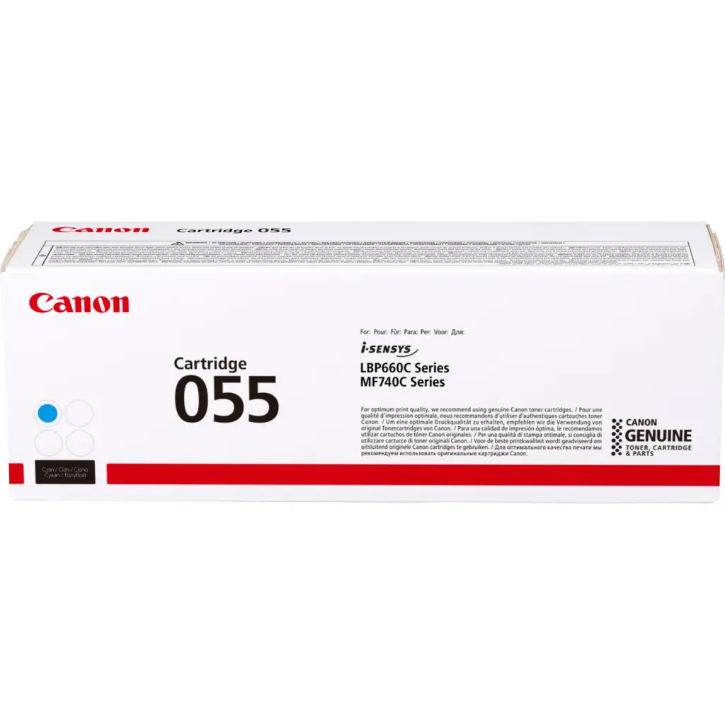 OEM Canon 055C Cyan 2100 Pages Original Toner 3015C002