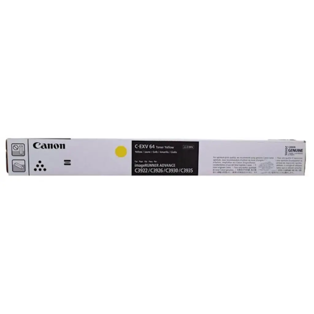 OEM Canon 5756C002 C-EXV64 Toner Cartridge Yellow 60k