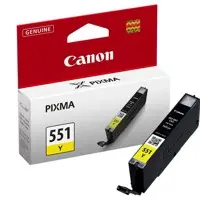 OEM Canon 6511B001 (CLI-551Y) Ink Cartridge Yellow 330 Pages 7ml