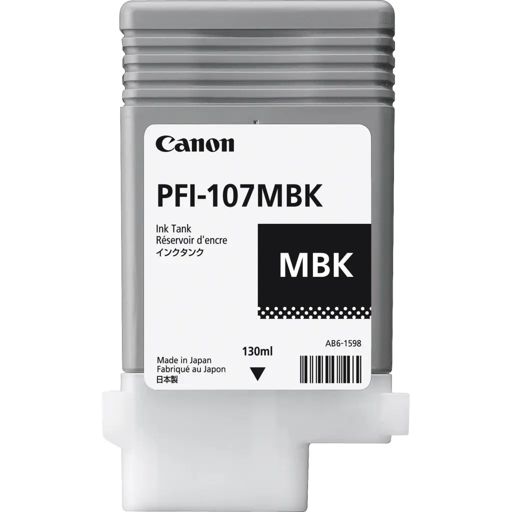 OEM Canon 6704B001 PFI-107MBK ink cart MATT BLACK