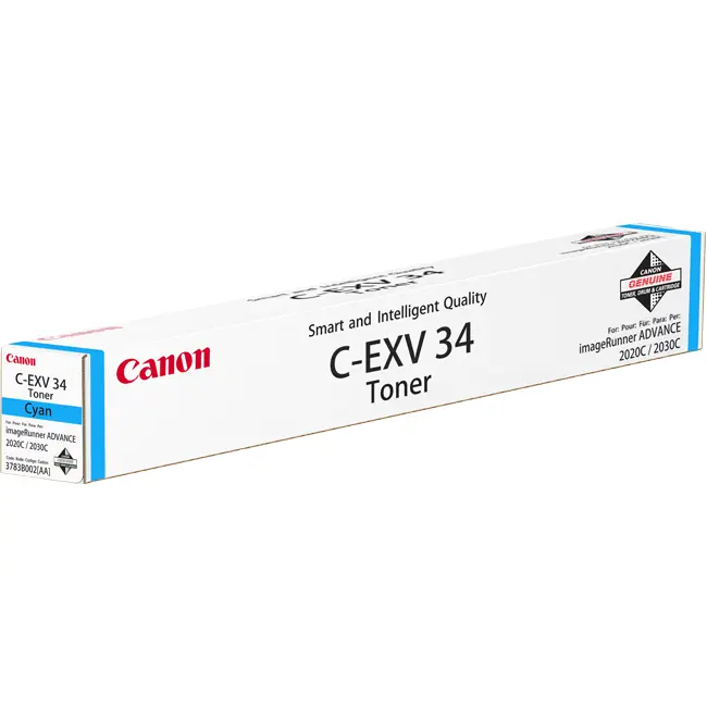 OEM Canon CEXV34 Cyan Toner Ctg 3783B002AA