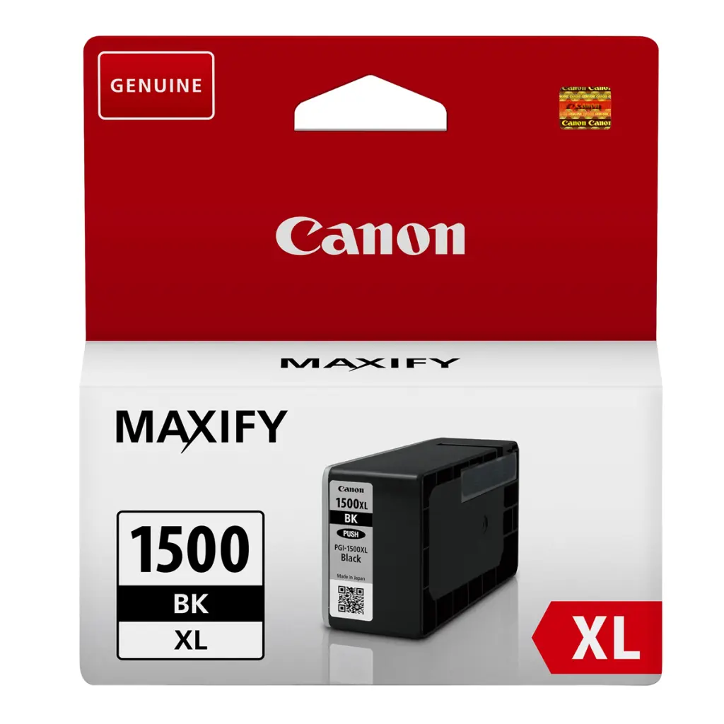 OEM Canon PGI-1500XLBK Black Hi Cap Ink Cartridge
