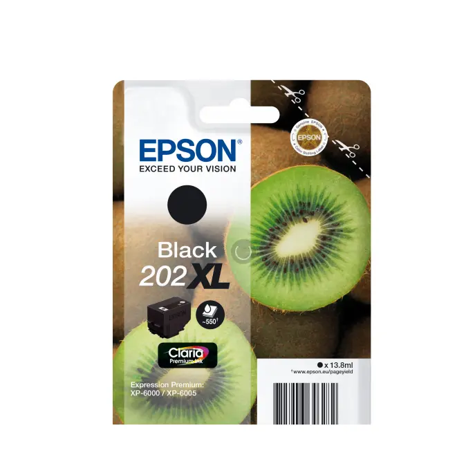 OEM Epson 202XL Black High Capacity Ink Cartridge T02G1