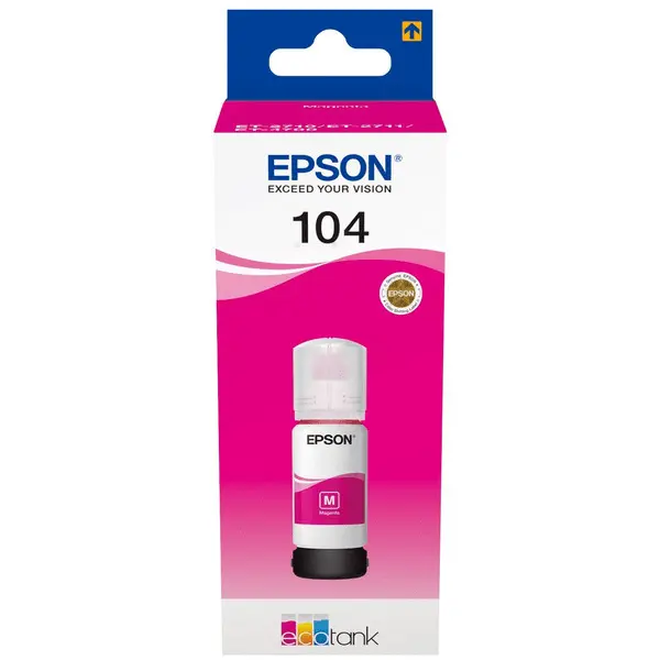OEM Epson C13T00P340 (104) Ink Bottle Magenta 7.5K Pages 65ml
