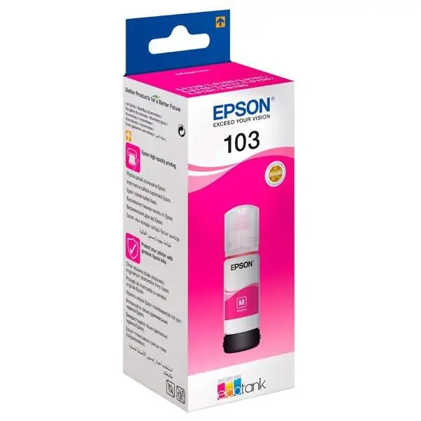 OEM Epson C13T00S34A10 (103) Ink Bottle Magenta 4.5K Pages 70ml