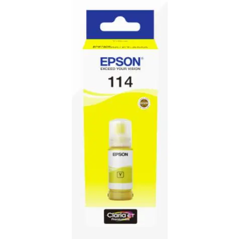 OEM Epson C13T07B440 (114) Ink Bottle Yellow 2300 Photos 70ml