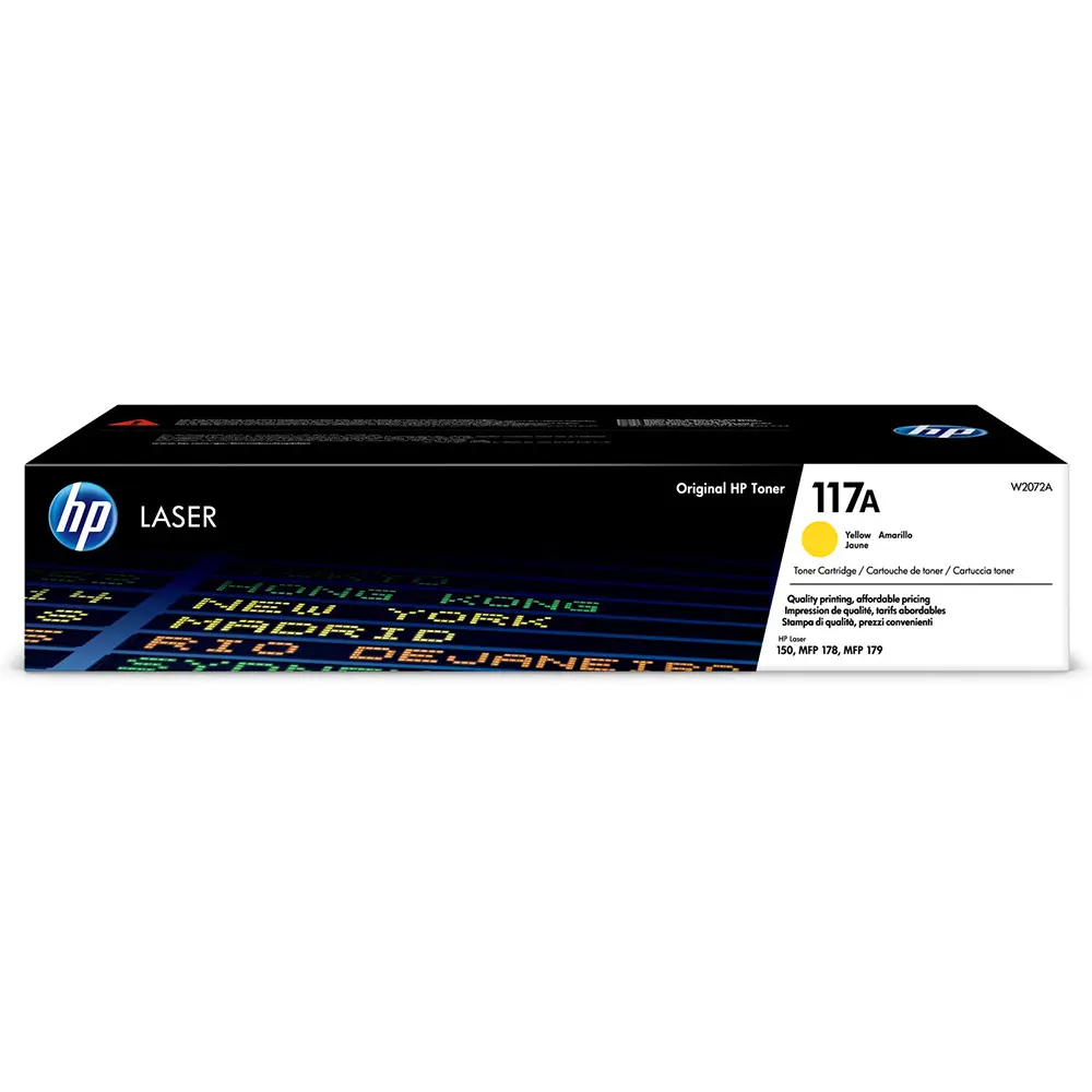 OEM HP 117A Yellow Toner Cartridge W2072A