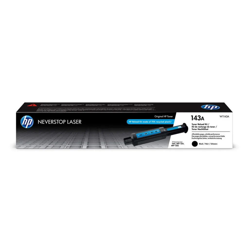 OEM HP 143A Black Toner Reload Kit W1143A