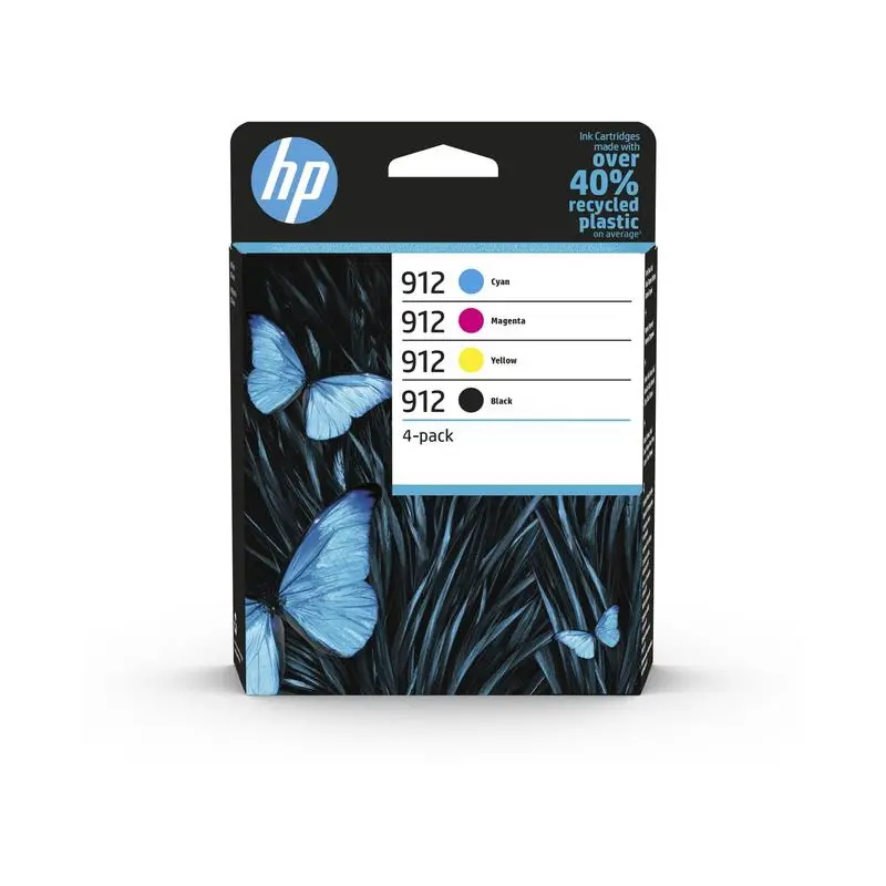 OEM HP 912 4 Colour CMYK Original Ink Cartridge Multipack